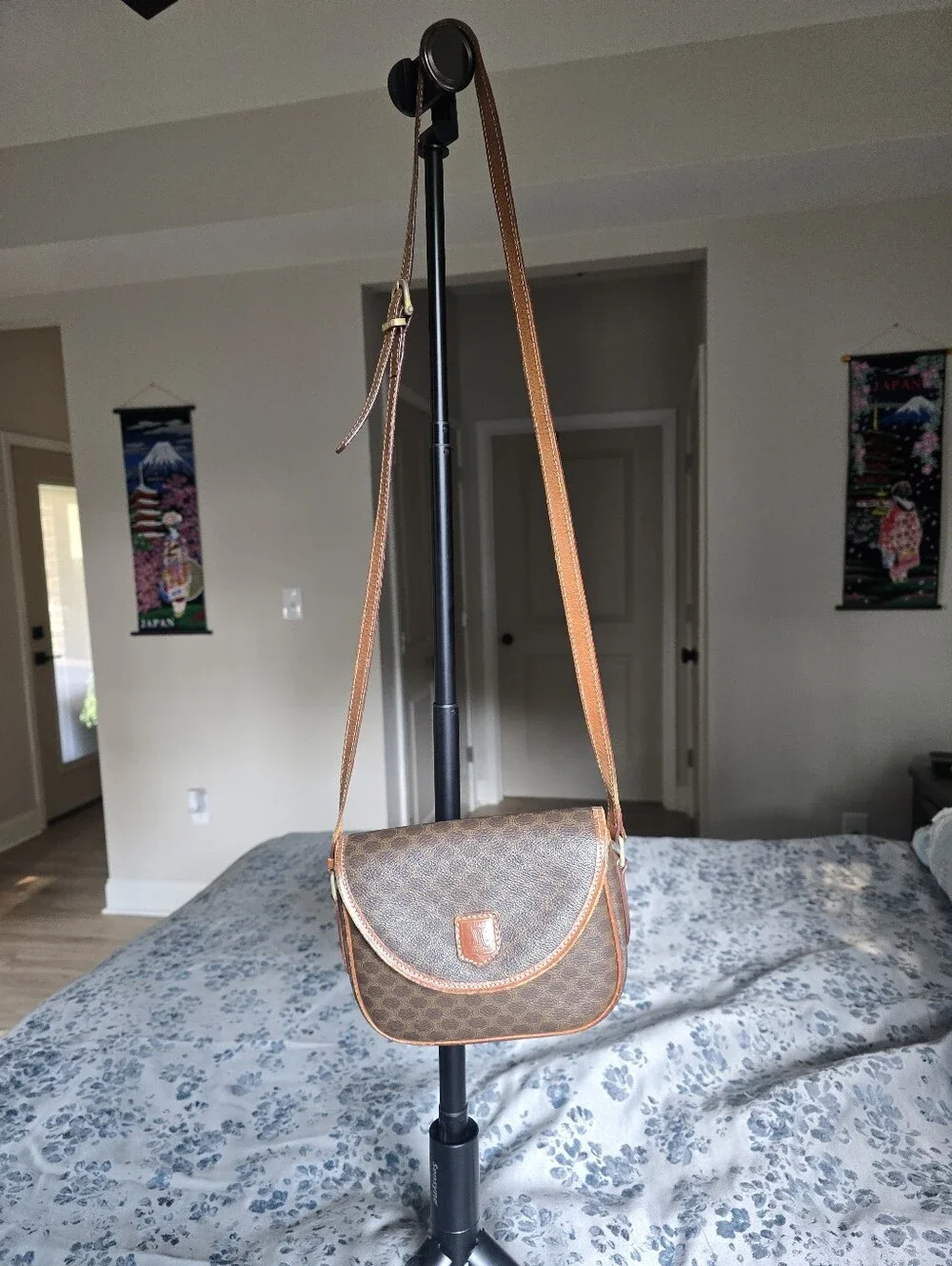Authentic Celine Macadam Vintage Shoulder Bag